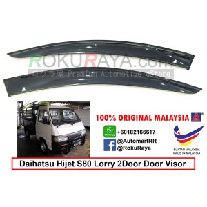 Daihatsu Hijet S80 Pickup Lorry 2Door AG Door Visor Air Press Wind Deflector (Small 7cm Width)